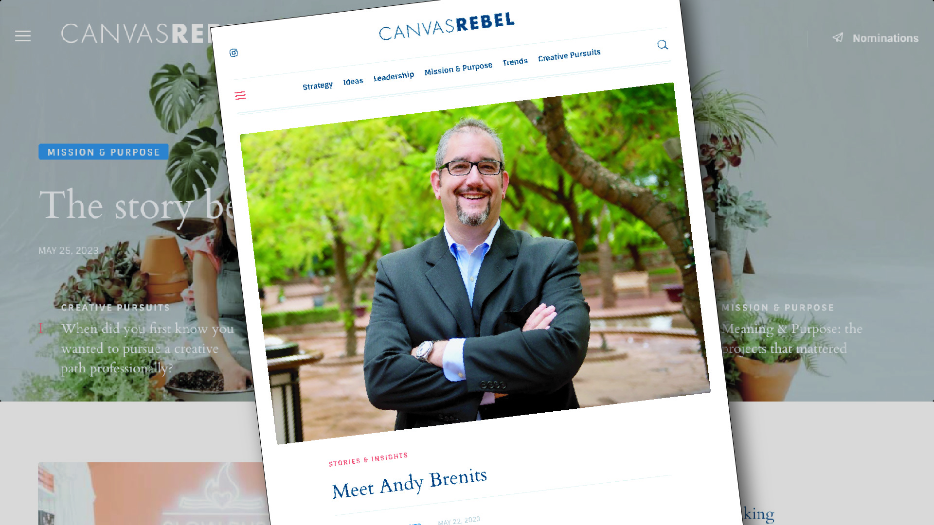 Andy Brenits Canvas Rebel Interview