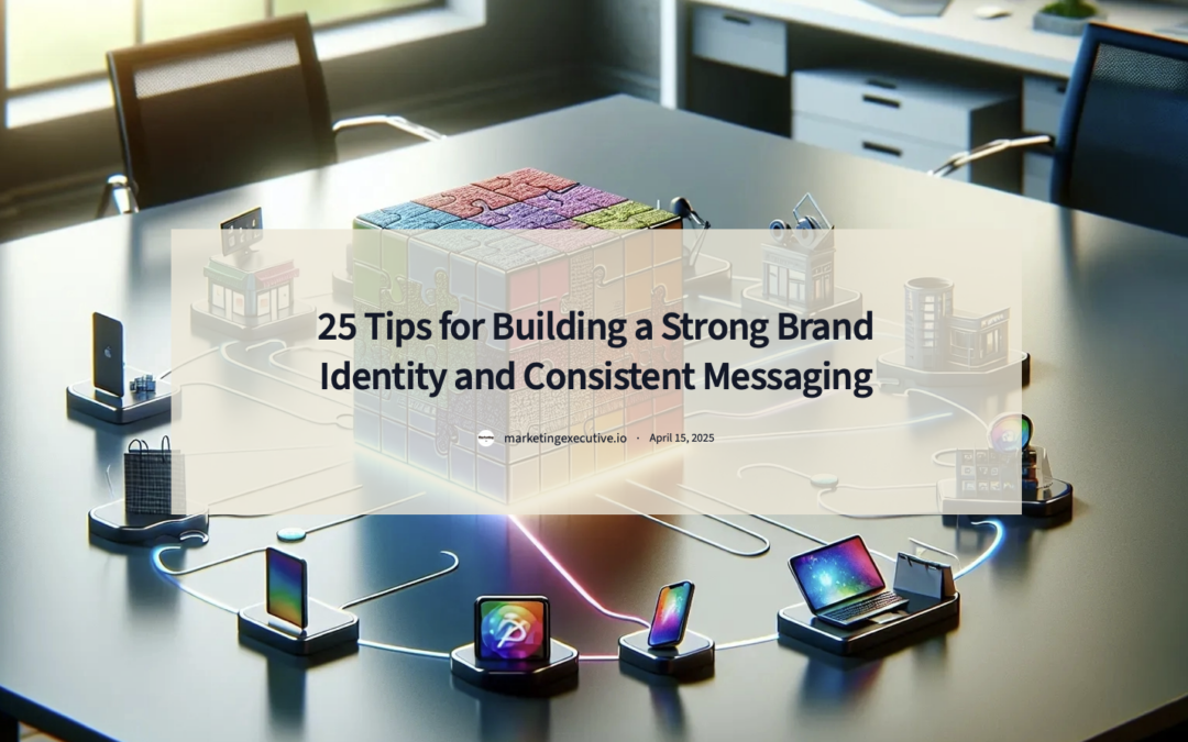 Featured in MarketingExecutive.io: 25 Tips for Building a Strong Brand Identity and Consistent Messaging